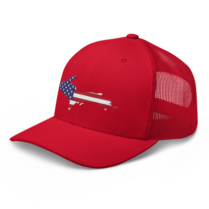 Upper Peninsula Trucker Hat | Patriotic Edition