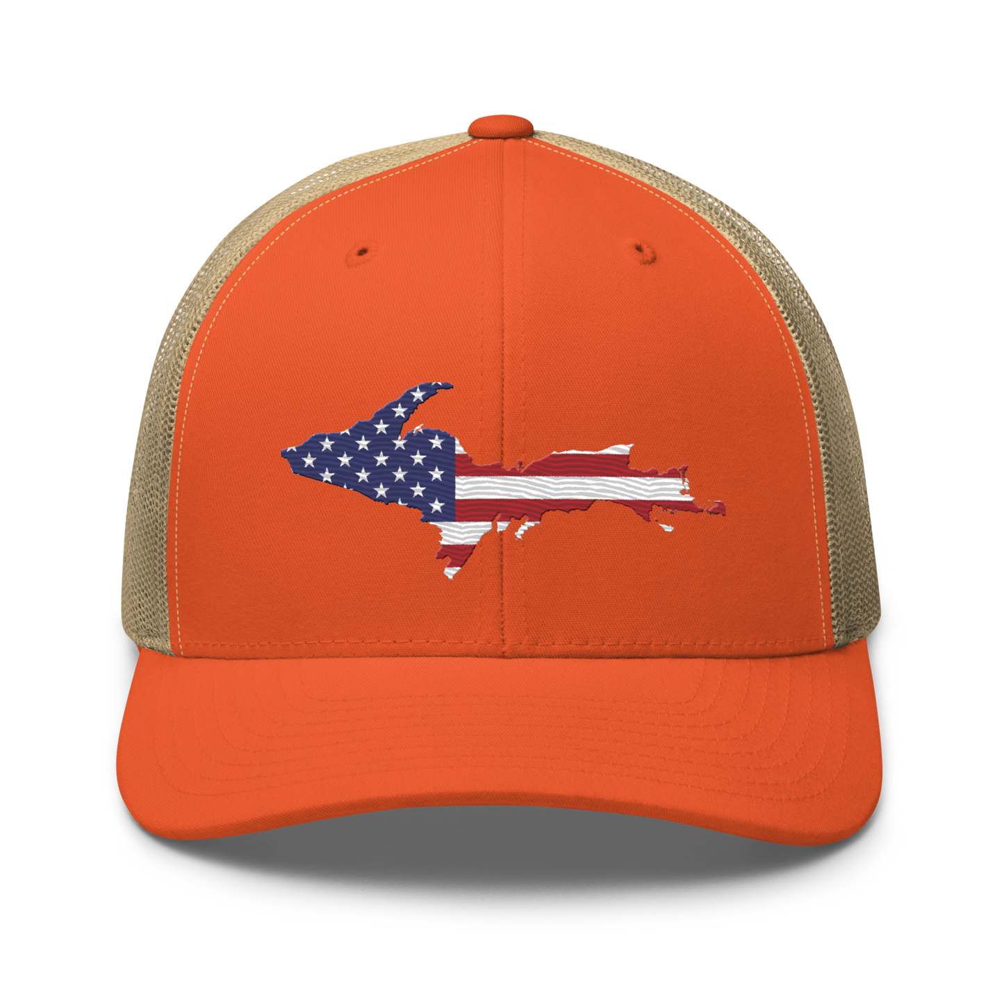 Michigan Upper Peninsula Trucker Hat (Patriot Edition)