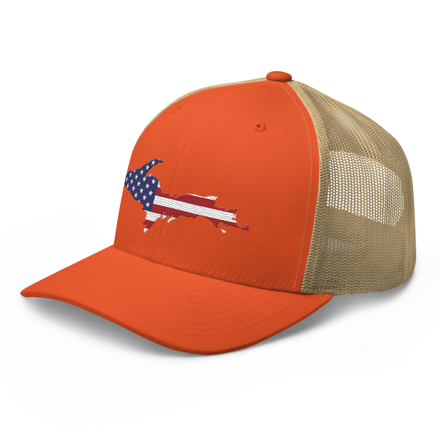 Michigan Upper Peninsula Trucker Hat (Patriot Edition)