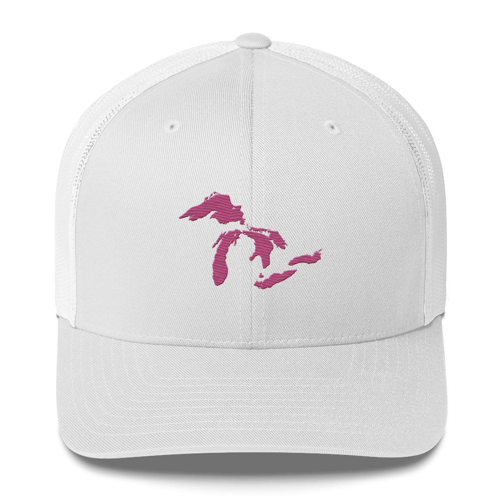 Great Lakes Trucker Hat (Apple Blossom Pink)