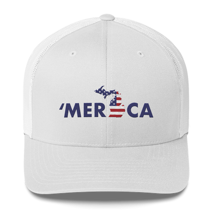 Michigan 'Merica' Trucker Hat (Patriot Edition)