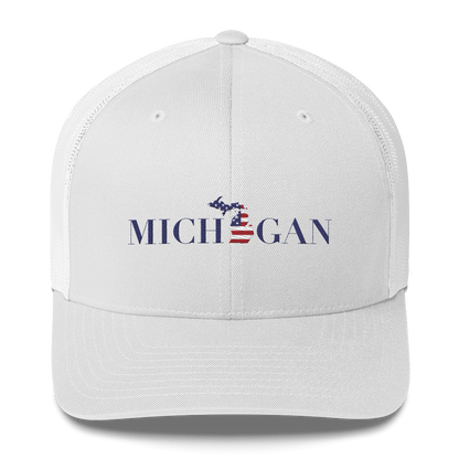 'Michigan' Trucker Hat (Didone Patriot Edition)