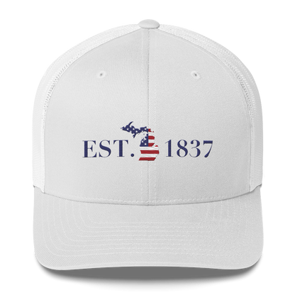 Michigan 'EST. 1837' Trucker Hat (Patriot Edition)