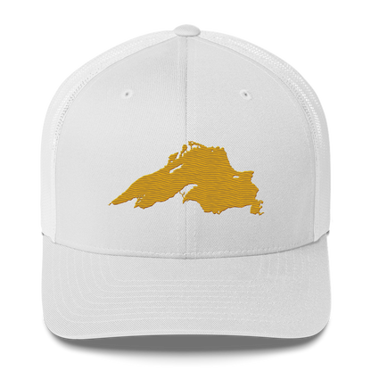 Lake Superior Trucker Hat | Gold