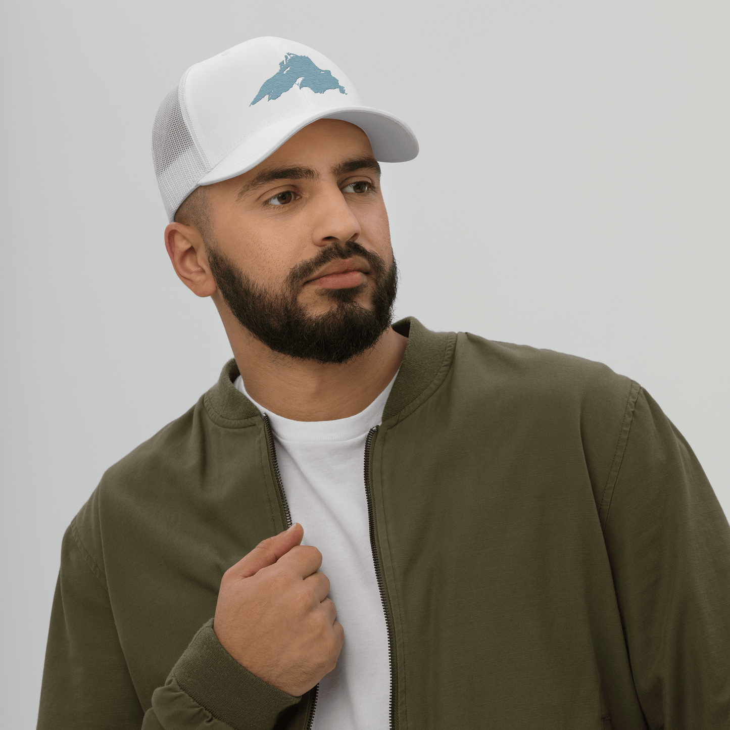 Lake Superior Trucker Hat | Opal Blue