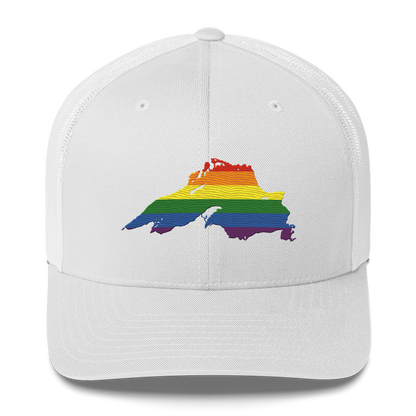 Lake Superior Trucker Hat | Rainbow Pride Edition