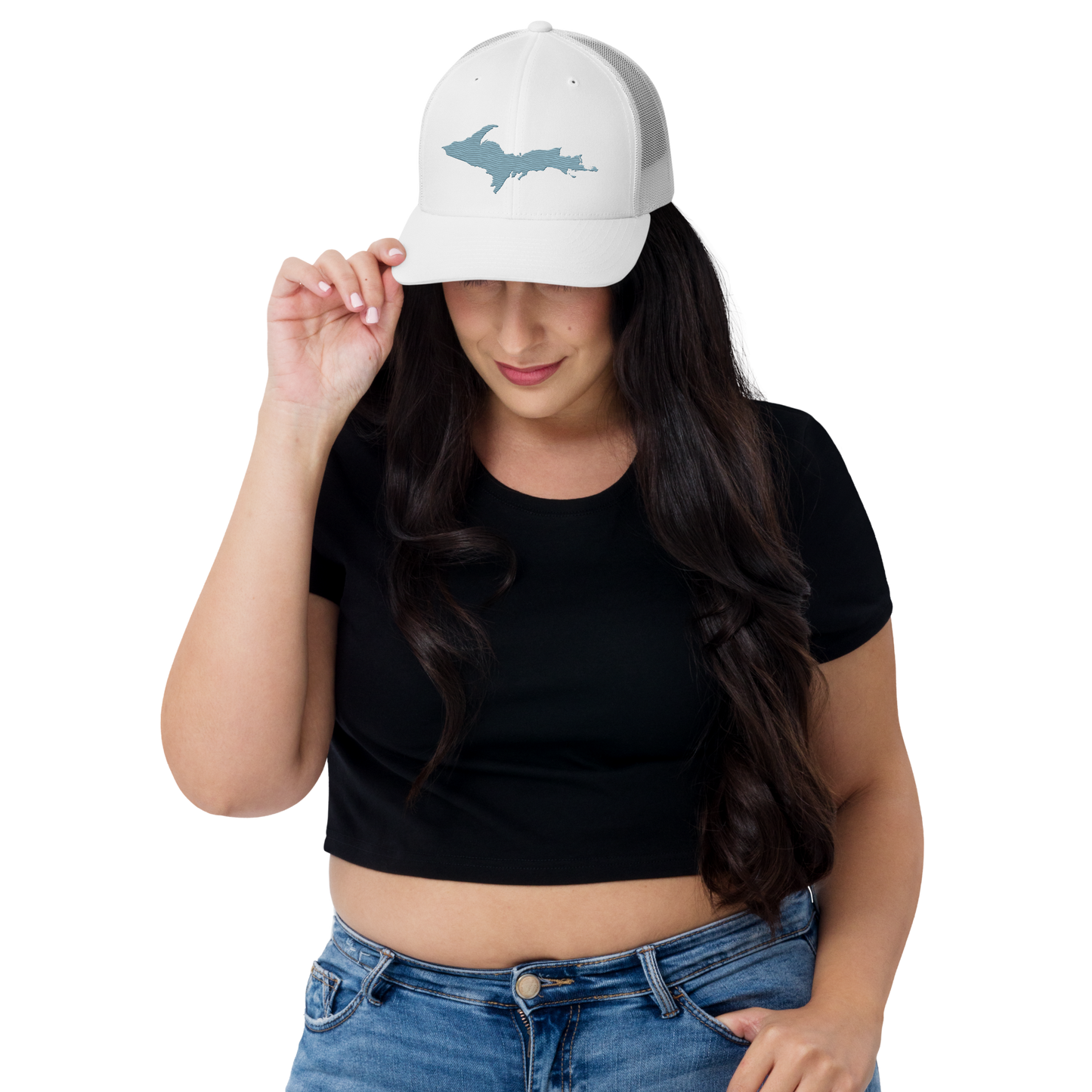 Upper Peninsula Trucker Hat | Opal Blue