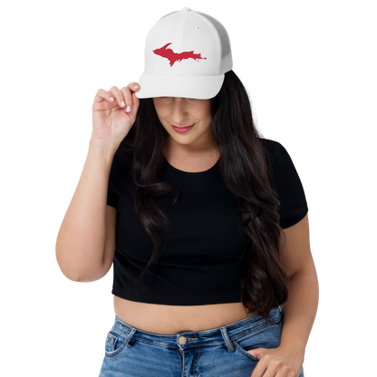 Upper Peninsula Trucker Hat | Lighthouse Red