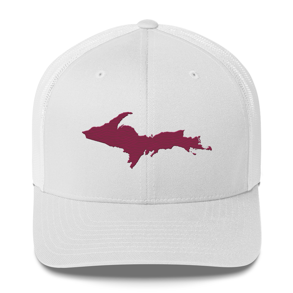 Upper Peninsula Trucker Hat | Ruby Red