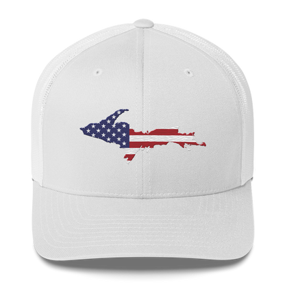 Upper Peninsula Trucker Hat | Patriotic Edition