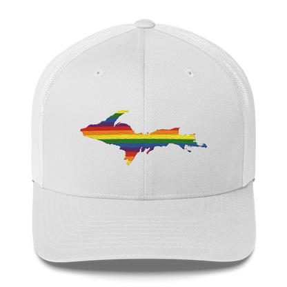 Upper Peninsula Trucker Hat | Rainbow Pride Edition