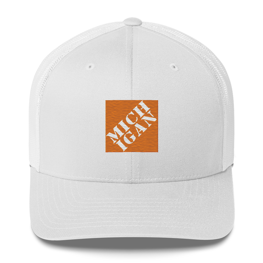 'Michigan' Trucker Hat | Construction Retail Parody