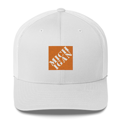 'Michigan' Trucker Hat | Construction Retail Parody