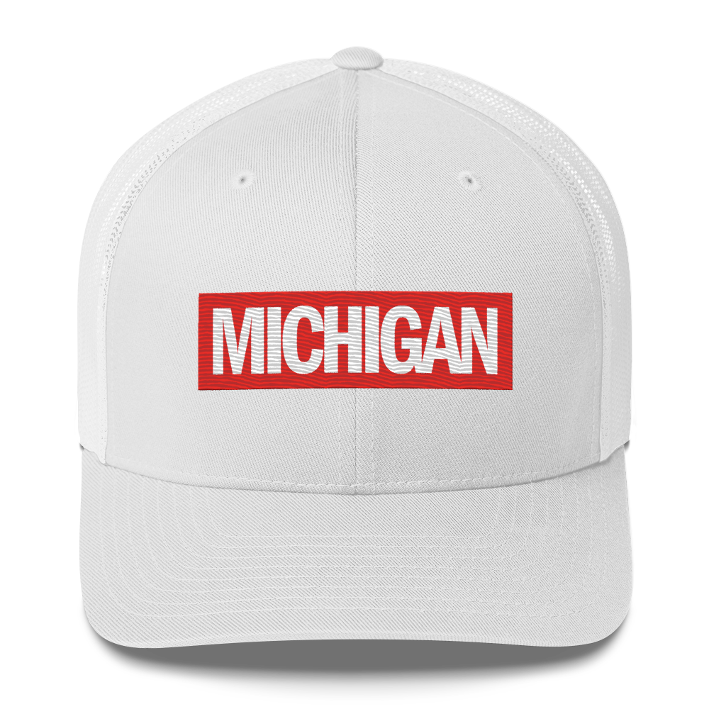 'Michigan' Trucker Hat | Superhero Factory Parody