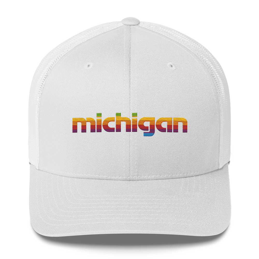 'Michigan' Trucker Hat | 80s Pomaceous Computer Parody