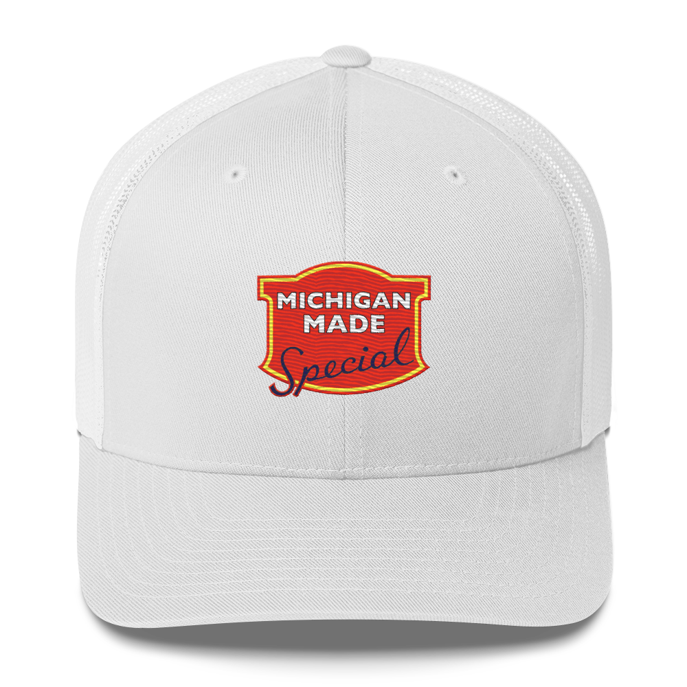 'Michigan Made' Trucker Hat | Potato Chip Parody