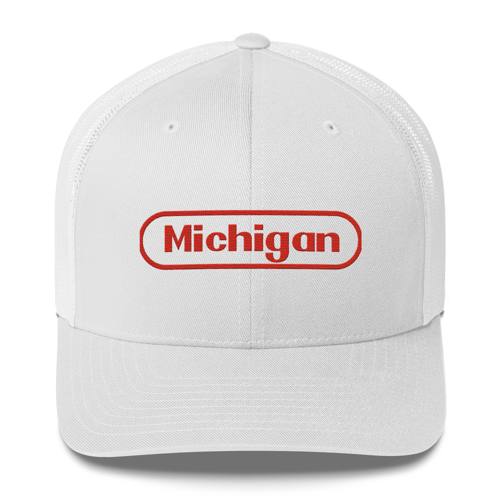 'Michigan' Trucker Hat | Video Game Parody