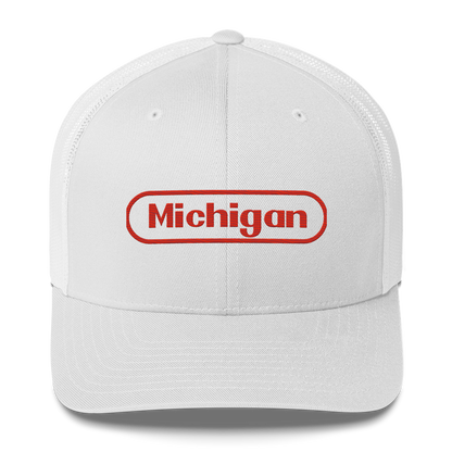 'Michigan' Trucker Hat | Video Game Parody