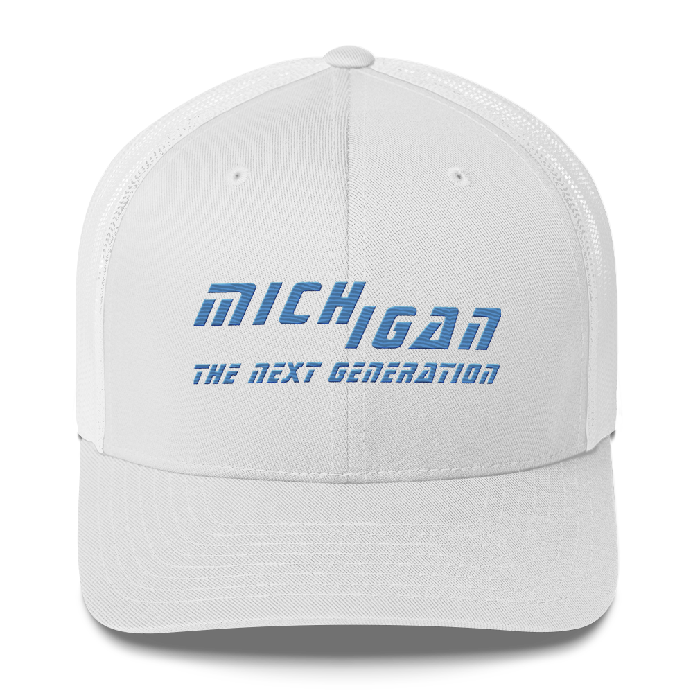 'Michigan The Next Generation' Trucker Hat | 80s SciFi Parody