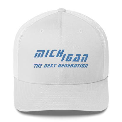 'Michigan The Next Generation' Trucker Hat | 80s SciFi Parody