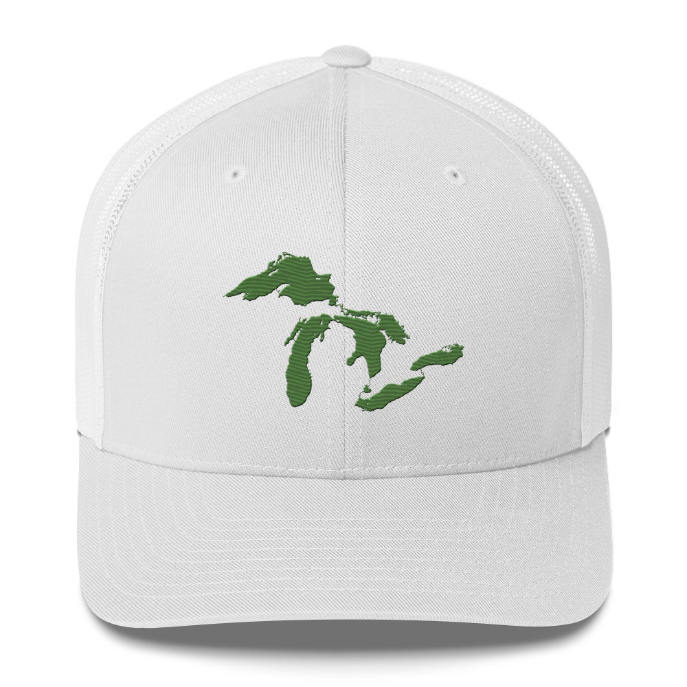 Great Lakes Trucker Hat | Pine Green