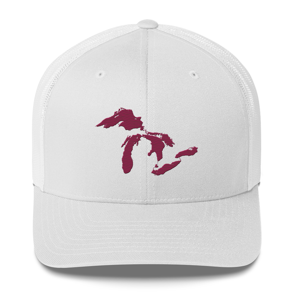 Great Lakes Trucker Hat | Ruby Red