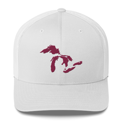 Great Lakes Trucker Hat | Ruby Red