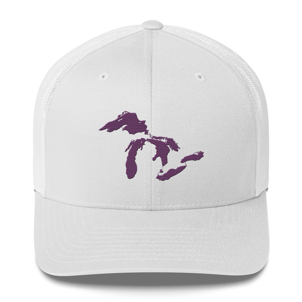 Great Lakes Trucker Hat | Plum