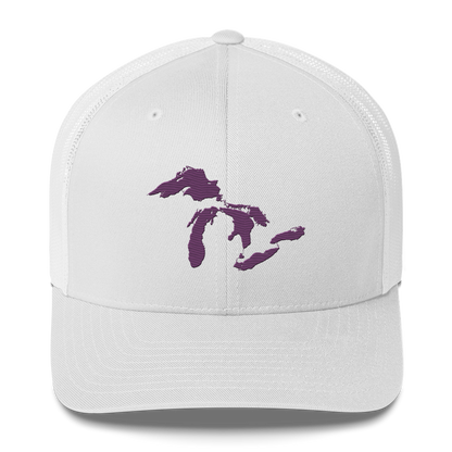 Great Lakes Trucker Hat | Plum