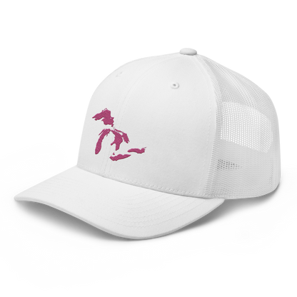 Great Lakes Trucker Hat (Apple Blossom Pink)