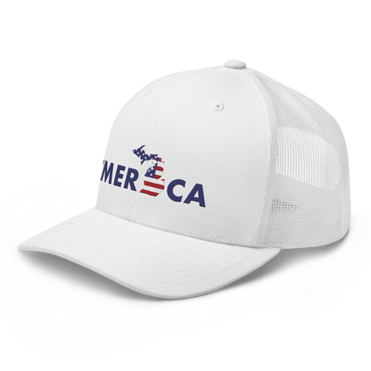 Michigan 'Merica' Trucker Hat (Patriot Edition)