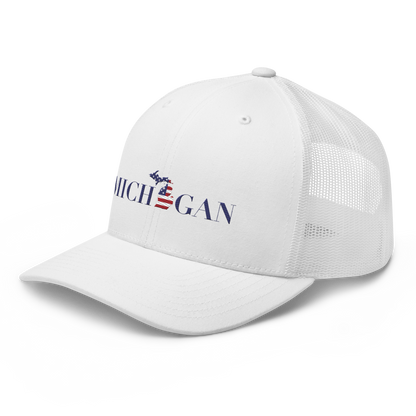 'Michigan' Trucker Hat (Didone Patriot Edition)