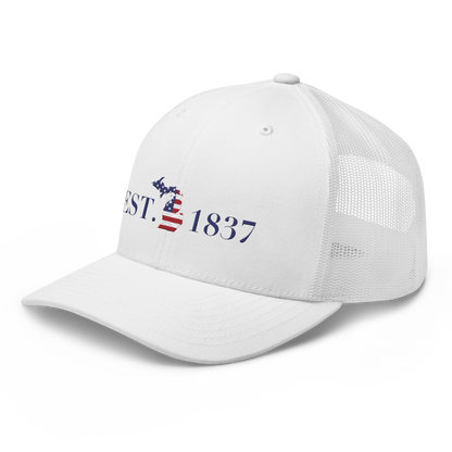 Michigan 'EST. 1837' Trucker Hat (Patriot Edition)