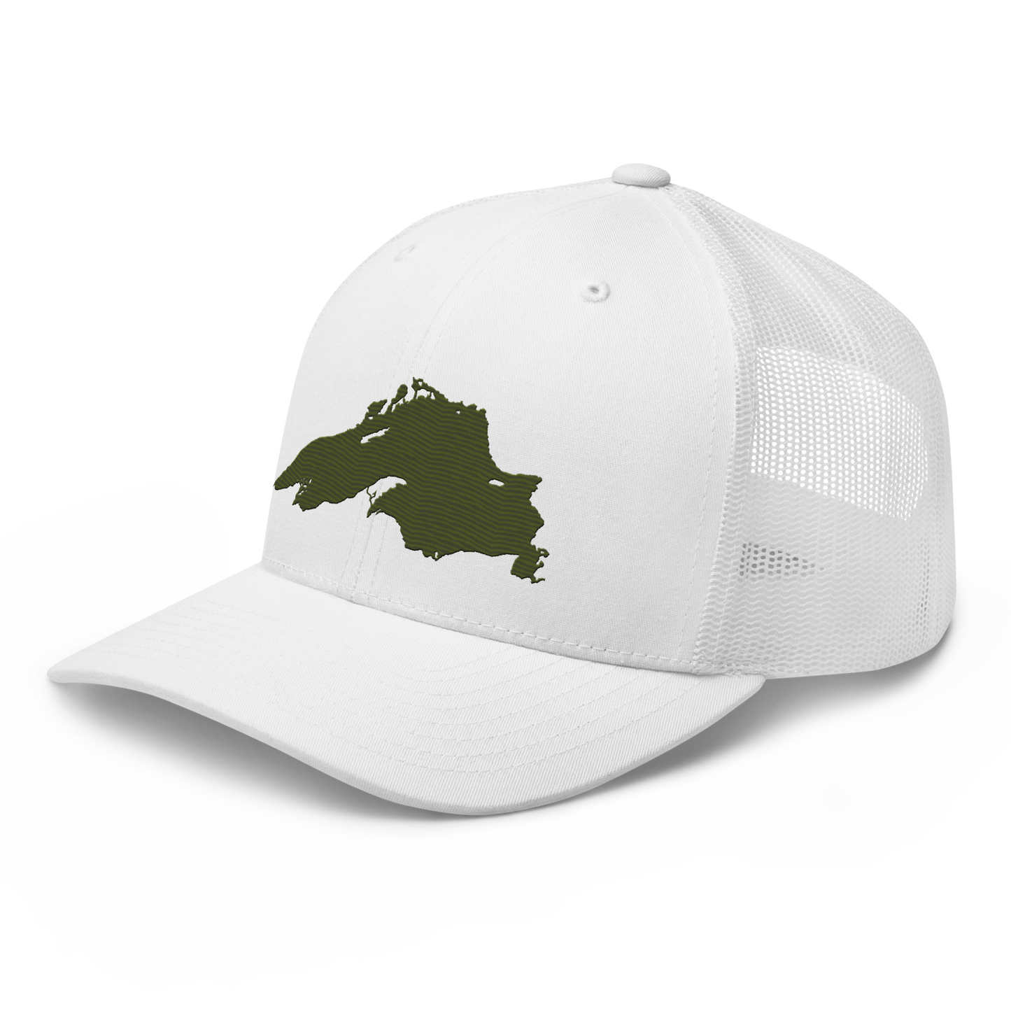 Lake Superior Trucker Hat | Army Green