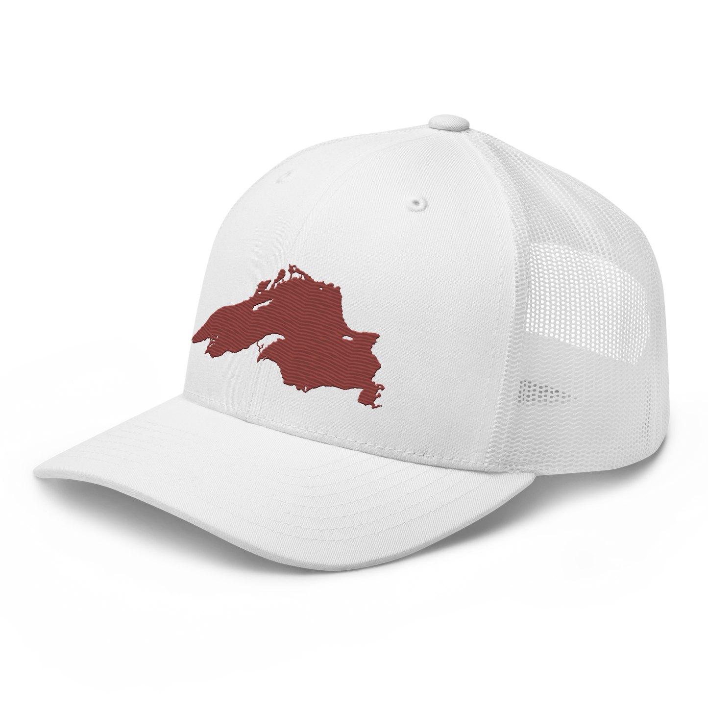 Lake Superior Trucker Hat | Ore Dock Red