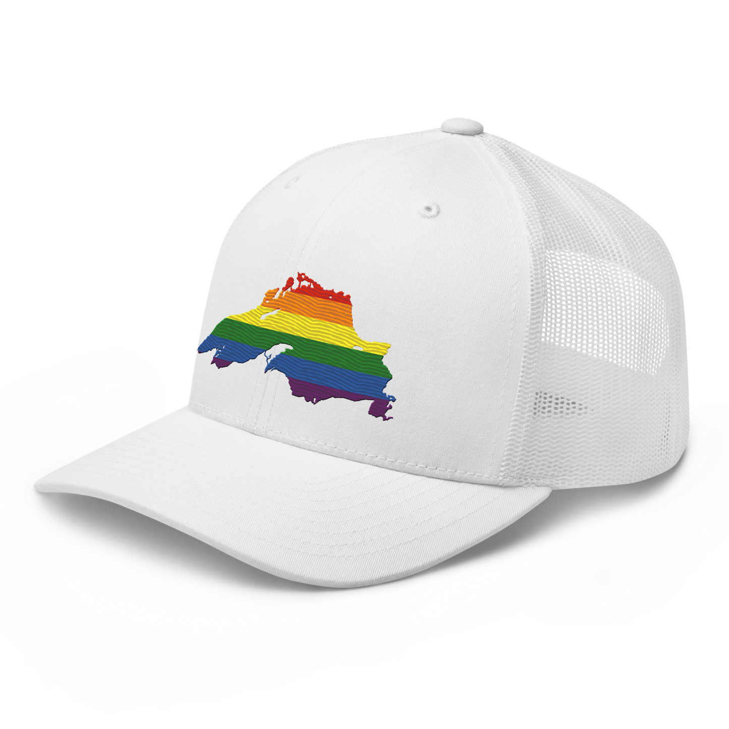 Lake Superior Trucker Hat | Rainbow Pride Edition