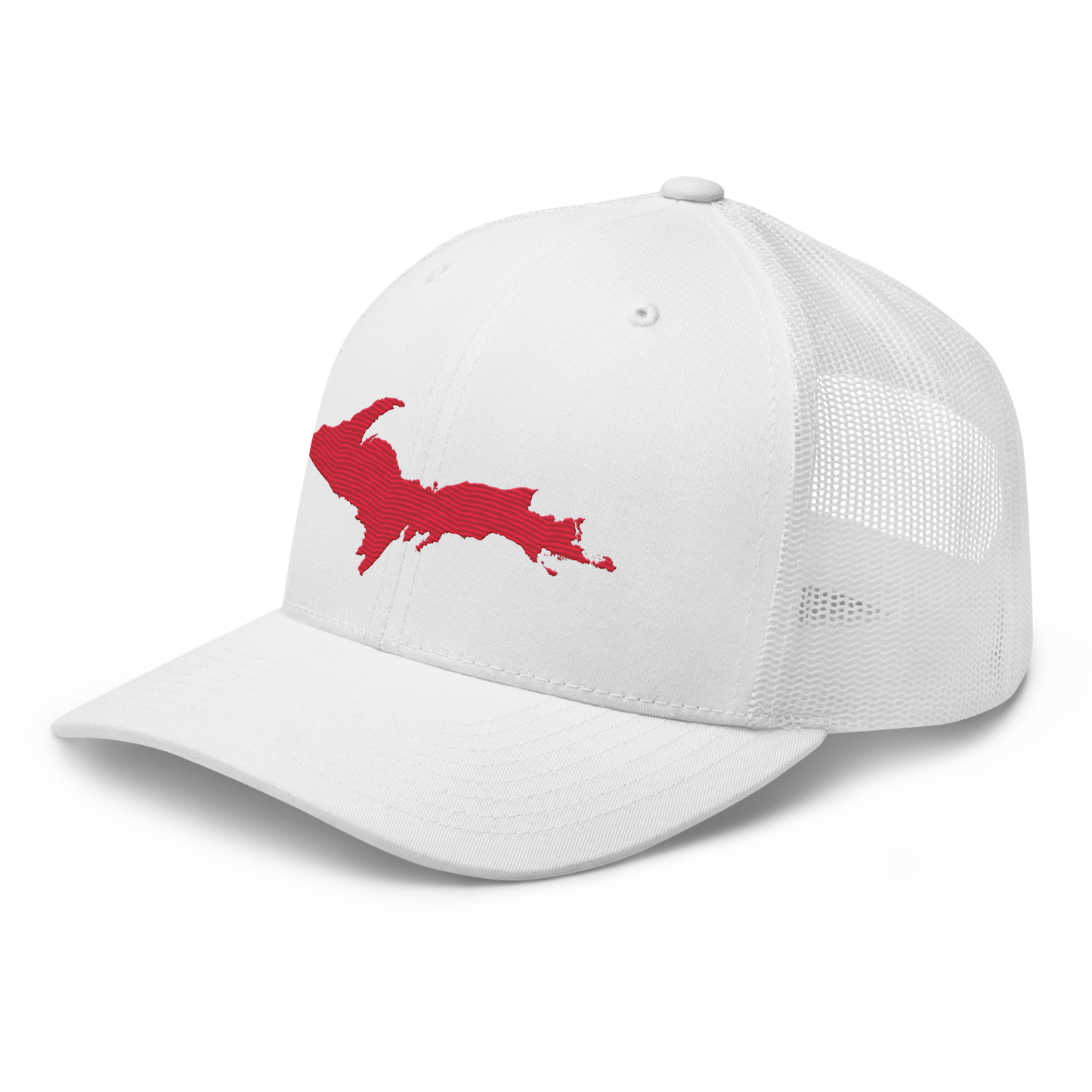 Upper Peninsula Trucker Hat | Lighthouse Red