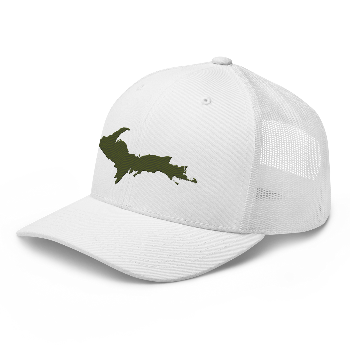 Upper Peninsula Trucker Hat | Army Green