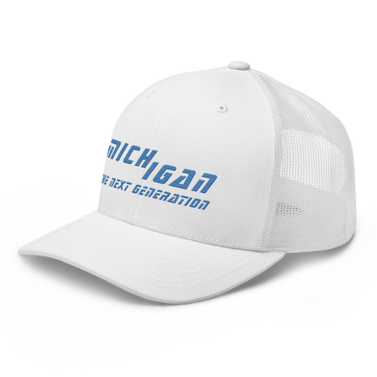 'Michigan The Next Generation' Trucker Hat | 80s SciFi Parody