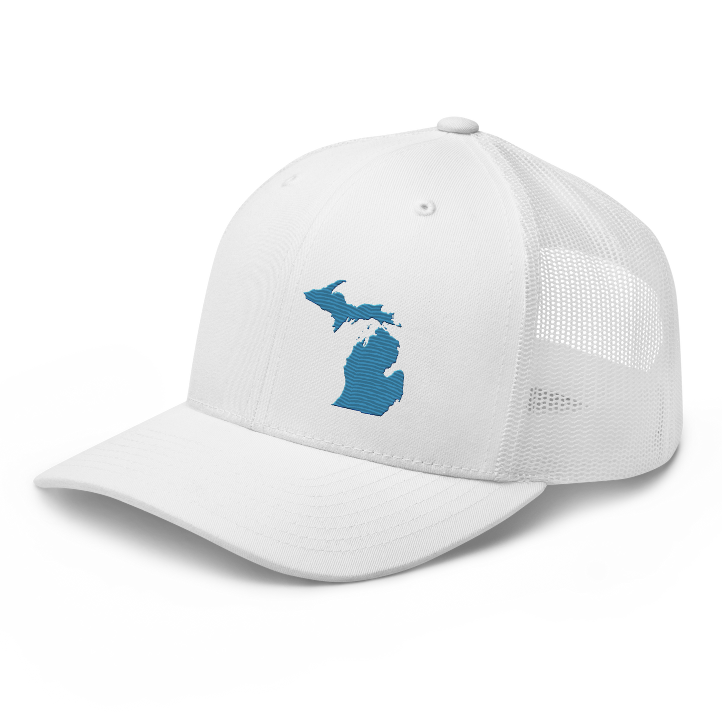 Michigan Trucker Hat | Traverse Blue Outline