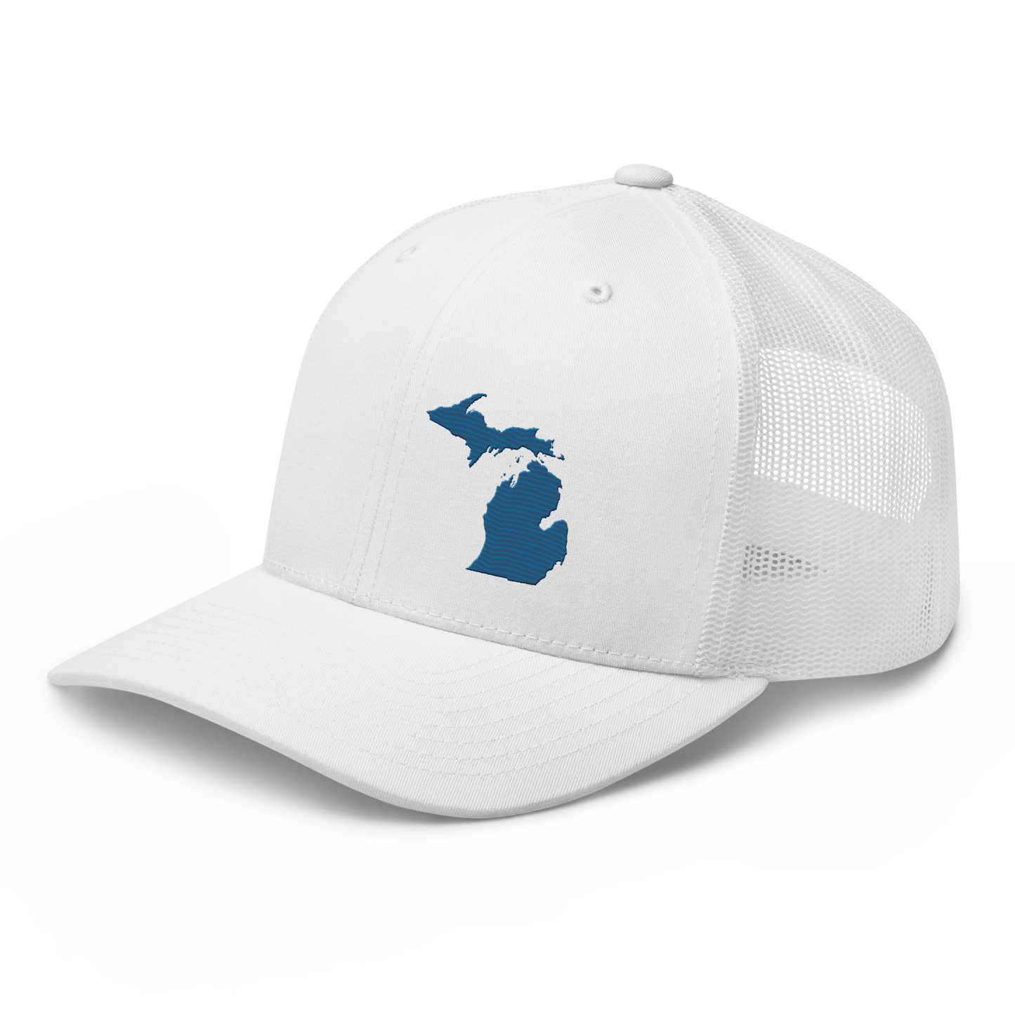 Michigan Trucker Hat | Blueberry Outline