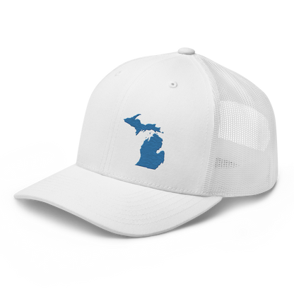 Michigan Trucker Hat | Superior Blue Outline