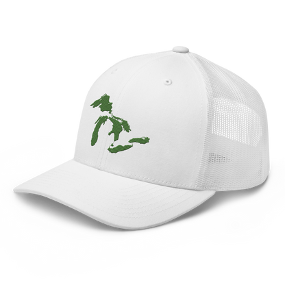 Great Lakes Trucker Hat | Pine Green