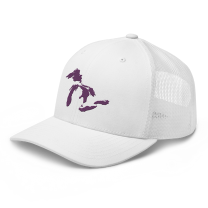 Great Lakes Trucker Hat | Plum