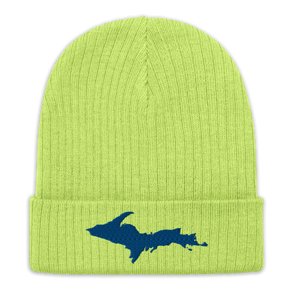 Upper Peninsula Ribbed Beanie | Blue