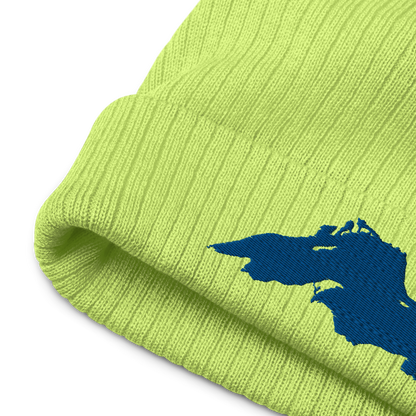 Lake Superior Ribbed Beanie | Blue