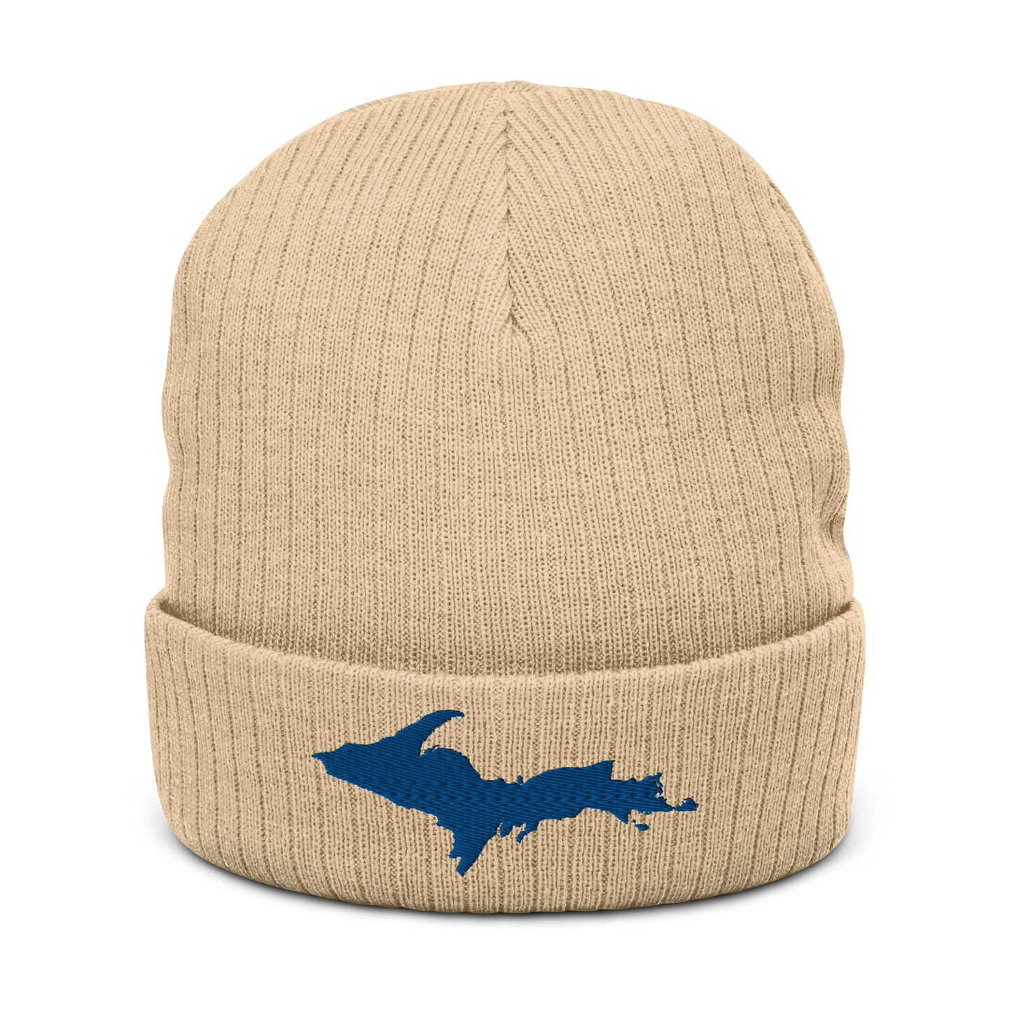 Upper Peninsula Ribbed Beanie | Blue