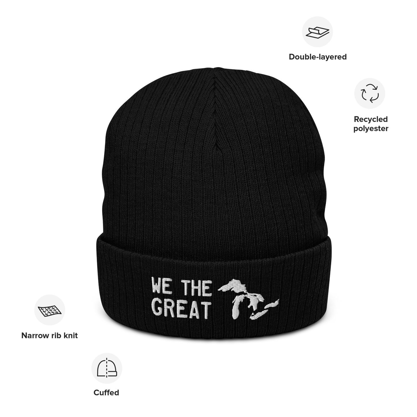 Great Lakes 'We the Great' Ribbed Beanie