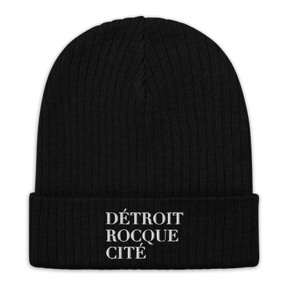 'Détroit Rocque Cité' Ribbed Beanie