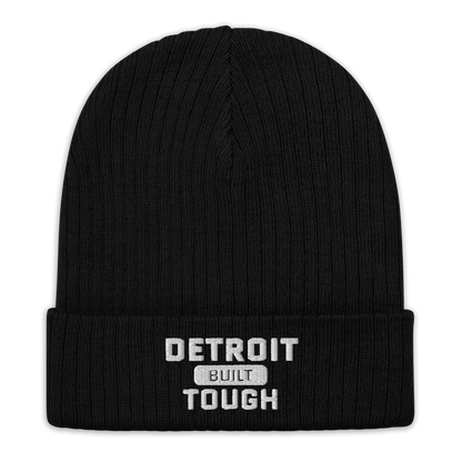 'Built Detroit Tough' Ribbed Beanie